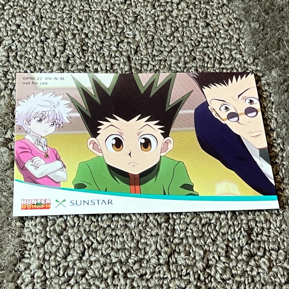 Hunter x Hunter Rectangle Sticker Japan Exclusive Rare Officially Licensed Anime